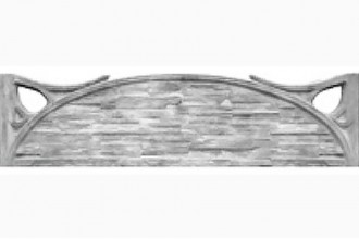 Форма Песчаник в рамке арка (№66) - стеклопластик