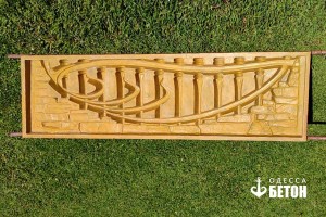 Форма Песчаник крупный ажур центр - стеклопластик (стр3)