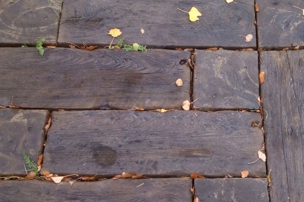 Тротуарна плитка дерев'яний квадрат 22х22х5см від виробника