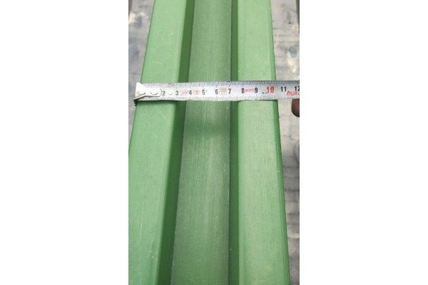 Форма(стеклопластик) для производства столбов для еврозабора (гладкий) на 4 плиты 