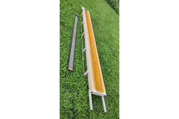 Форма(стеклопластик) для производства столбов для еврозабора (гладкий) на 4 плиты 